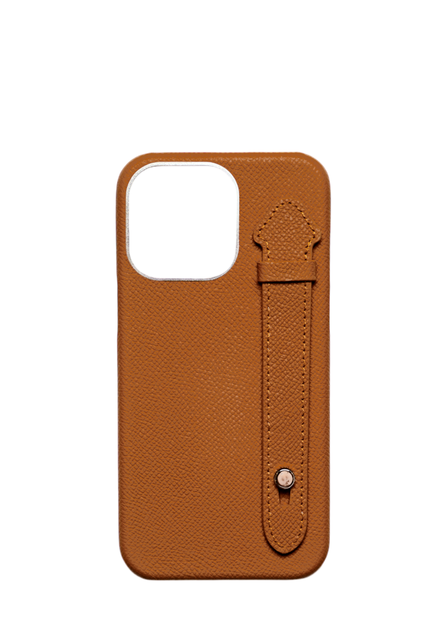 Brown Epsom Leather Strap Case
